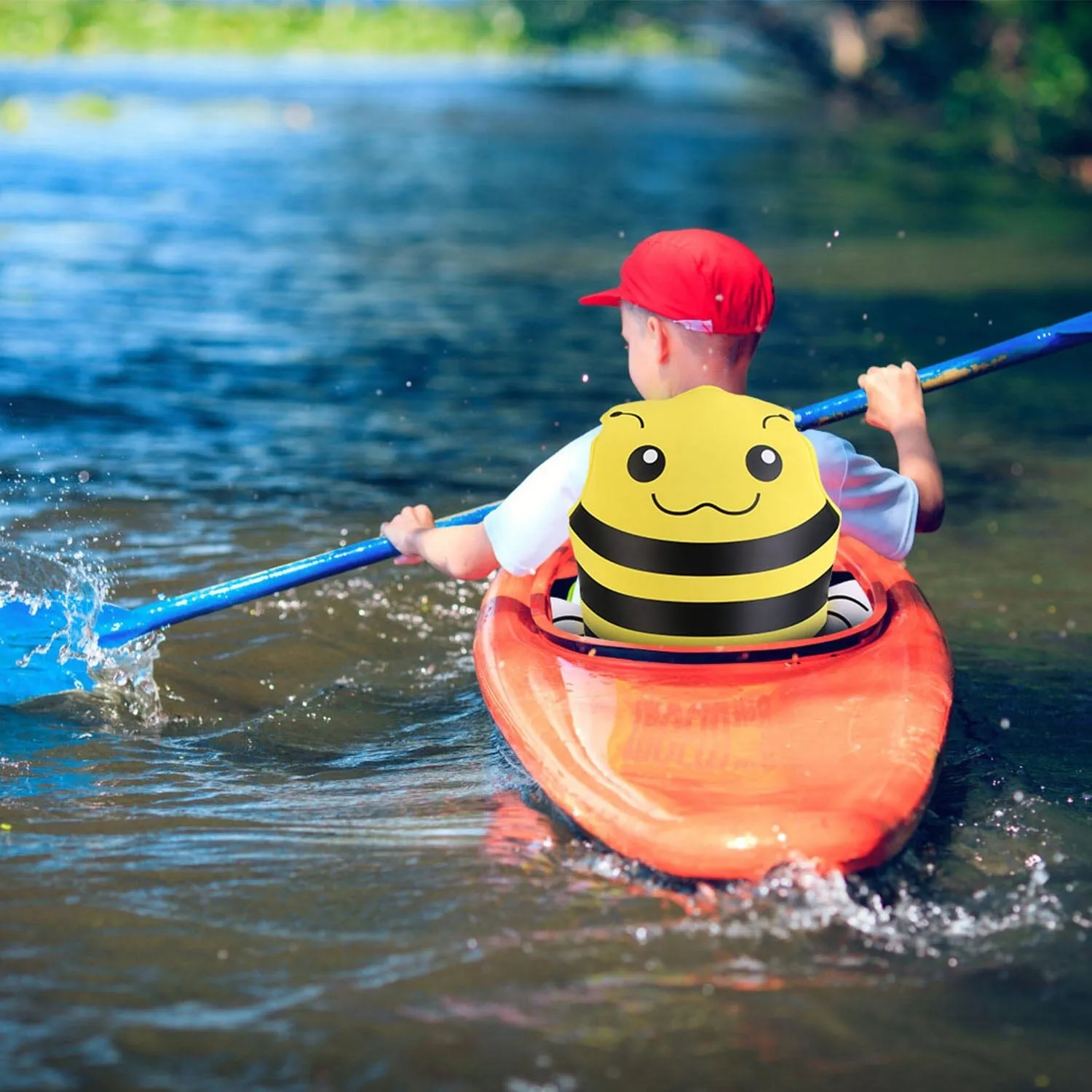 Swim Vest for Kids Float Jacket with Adjustable Crotch Strap