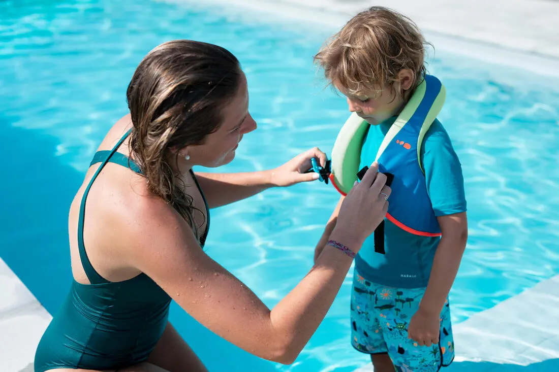 SWIMVEST  Swim Vest 25-35 kg - Blue-Green