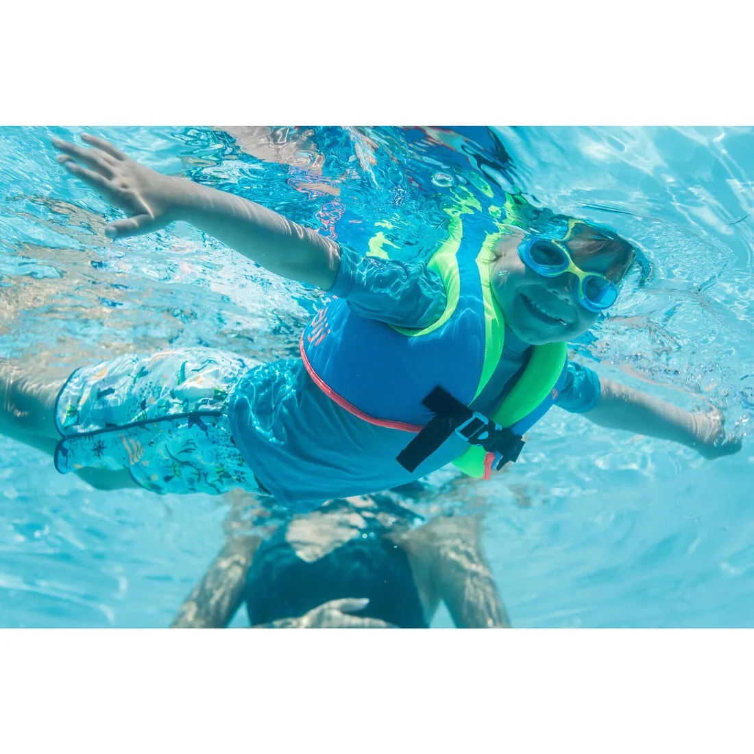 SWIMVEST  Swim Vest 25-35 kg - Blue-Green