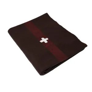Swiss Wool Blanket With Cross
