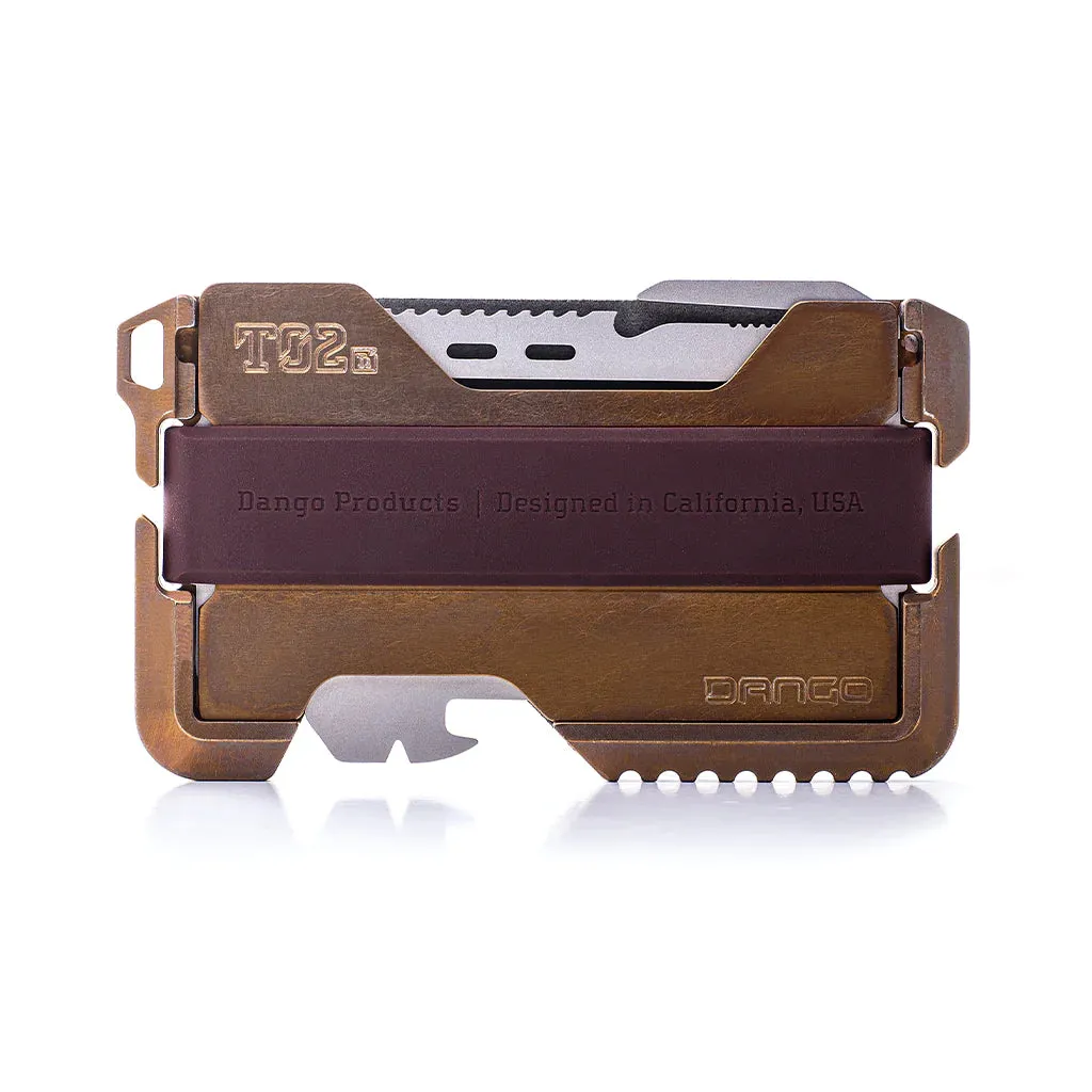 T02 Vintage Gold Titanium Wallet Limited Edition