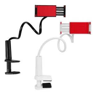 Tablet Gooseneck Stand Bracket with 360¬∞ Rotatable Clip