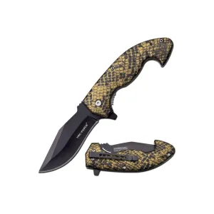 Tac-Force TF-1043CA Spring Assisted Knife 3.75" Snake Skin