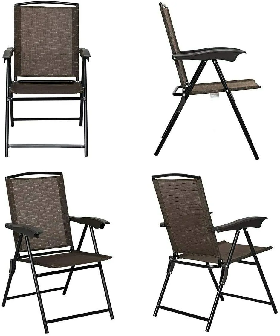 Tangkula 5PCS Bistro Patio Furniture Set