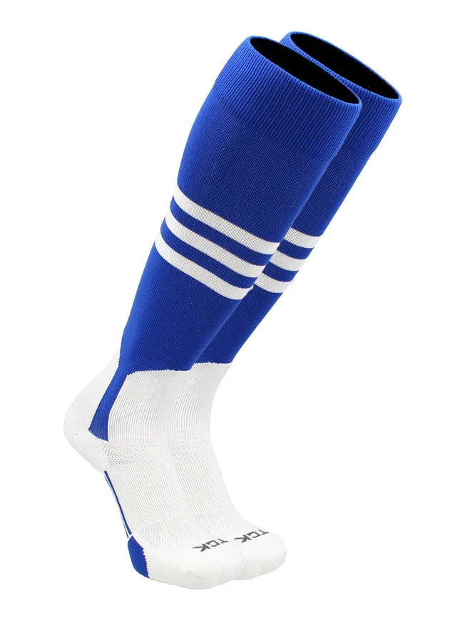TCK Baseball Stirrup Socks with Stripes Pattern B DNOB5