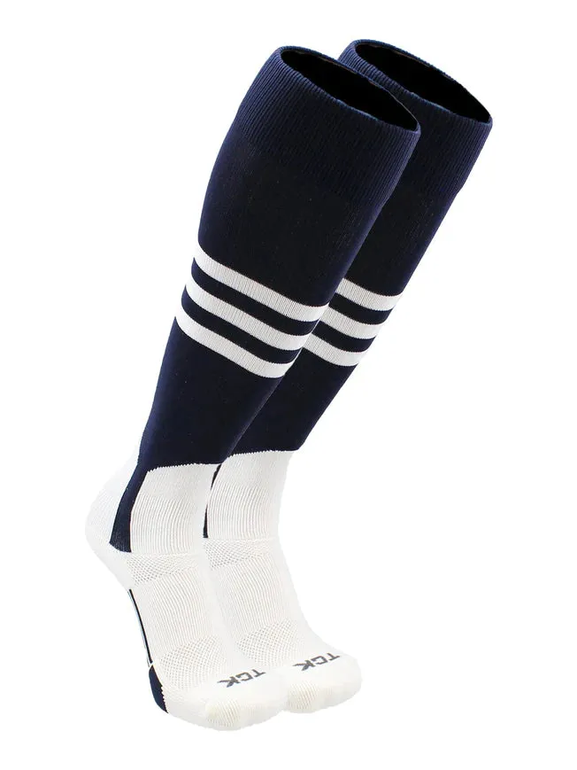 TCK Baseball Stirrup Socks with Stripes Pattern B DNOB5