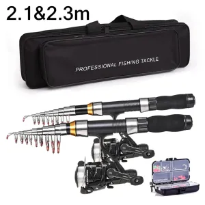 Telescopic Fishing Rod Combo