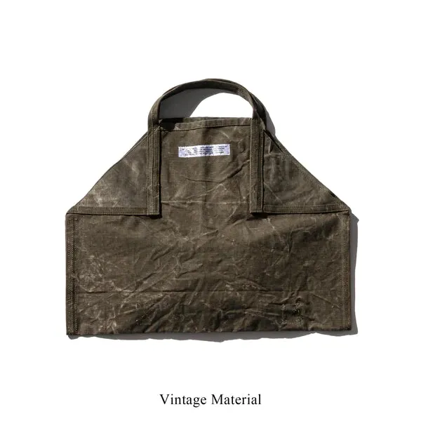 TENT FABRIC FIREWOOD CARRIER - GREEN