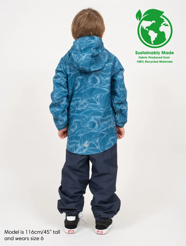 THERM 10K PACKAWAY RAINSHELL JACKET - OCEAN