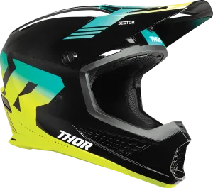 Thor Sector 2 Carve Black Acid Helmet