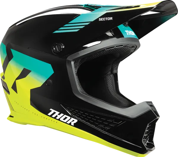 Thor Sector 2 Carve Black Acid Helmet