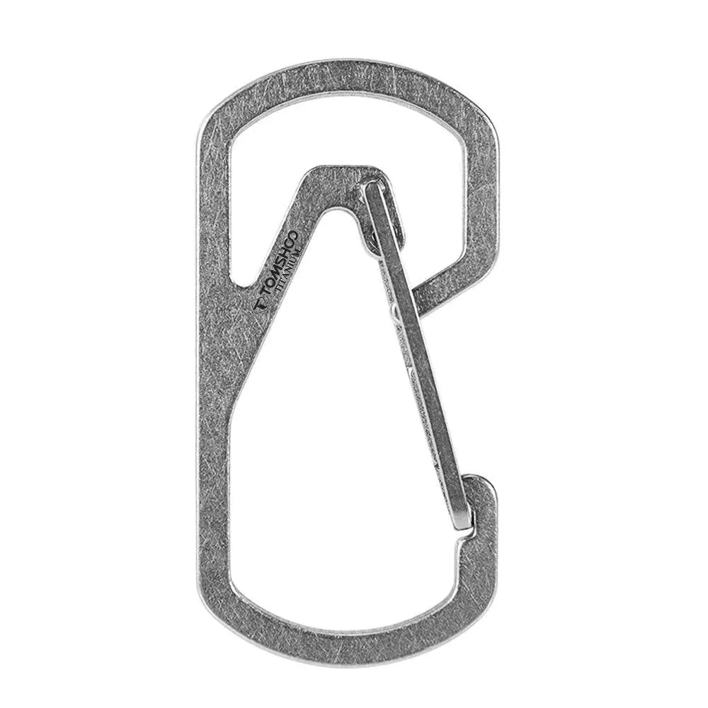 Titanium Carabiner Buckle Keychain Key Chain Holder Outdoor Camping Climbing Snap Clip Lock Hook Fishing Outdoor Survival Tool