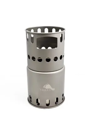 TOAKS Titanium Backpacking Wood Burning Stove