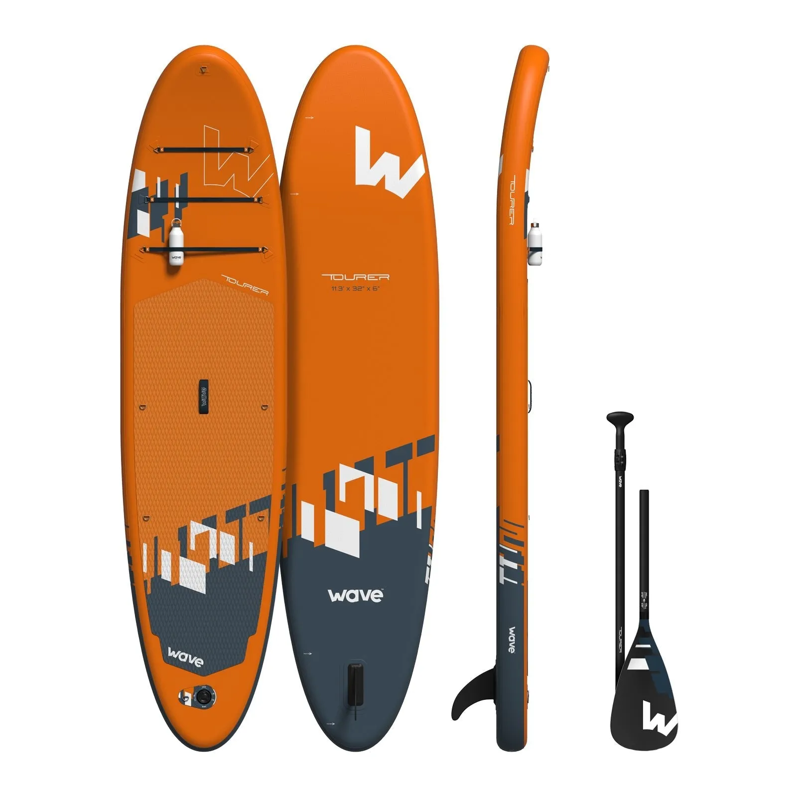 Tourer 2.0 SUP | Inflatable Paddle Board | 10'3/11'3ft | Orange