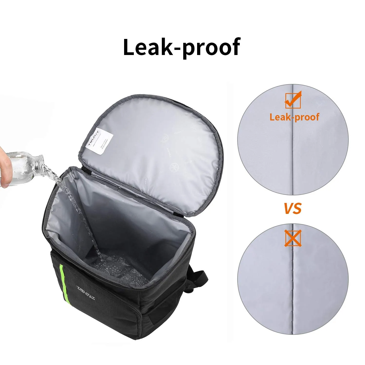 TOURIT Cooler Backpack 30 Cans Lightweight Insulated Backpack Cooler Leak-Proof Soft Cooler Bag Large Capacity for Men Women to Picnics, Camping, Hiking, Beach, Park or Day Trips