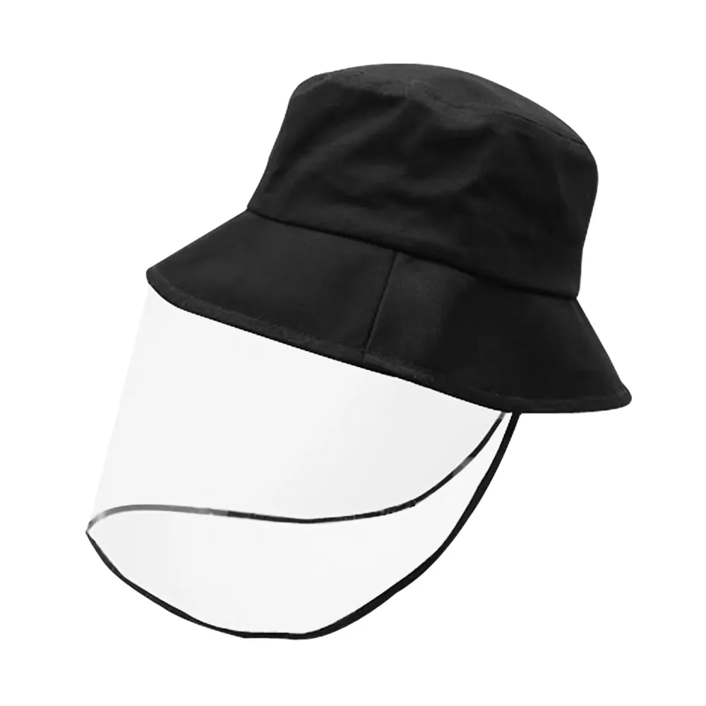 Transparent Protective Hat Anti-saliva Anti-fog Cap Isolation Removable Mask Cover Face
