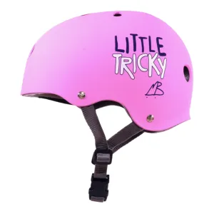 TRIPLE 8 LITTLE TRICKY EDITION KIDS HELMET PINK RUBBER