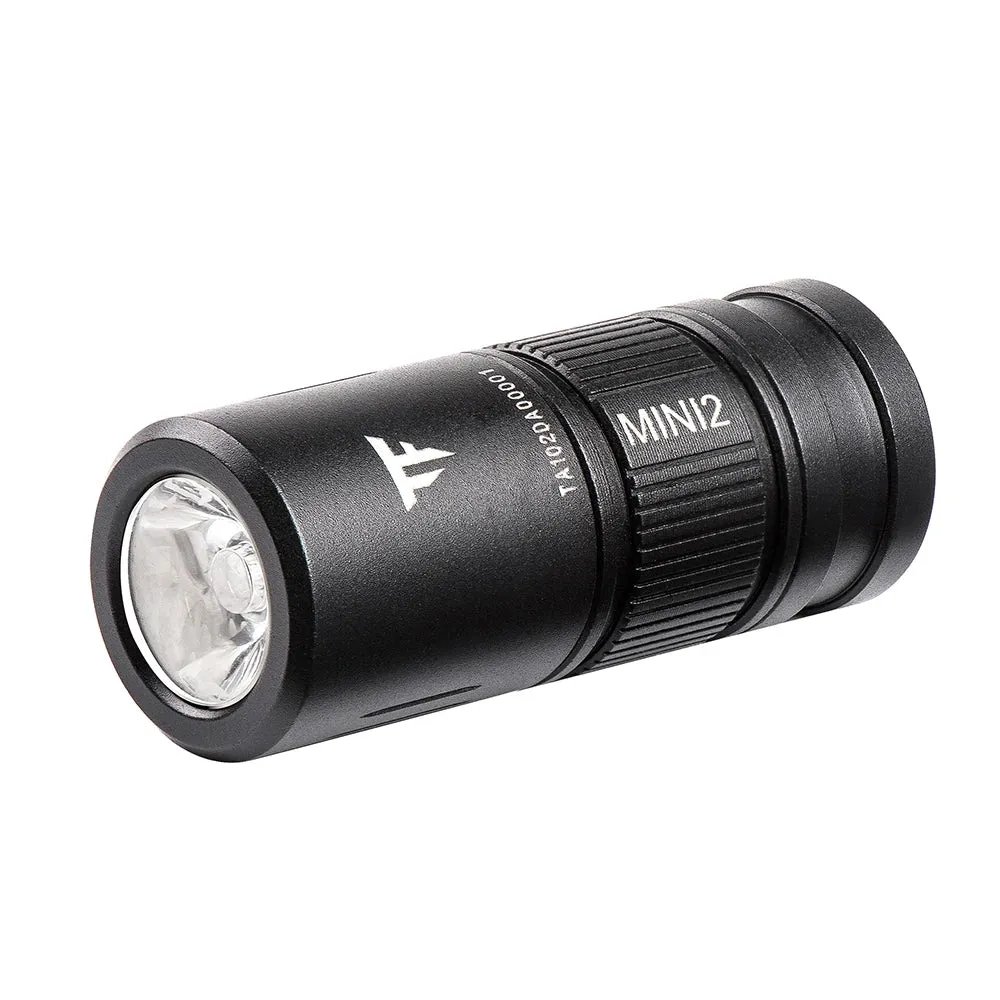 Trustfire Mini2 Mini Led Flashlight Keychain 220 Lumen EDC USB Rechargeable Light 2 Switchs Mode IPX8 Powerful Pocket Lamp Torch