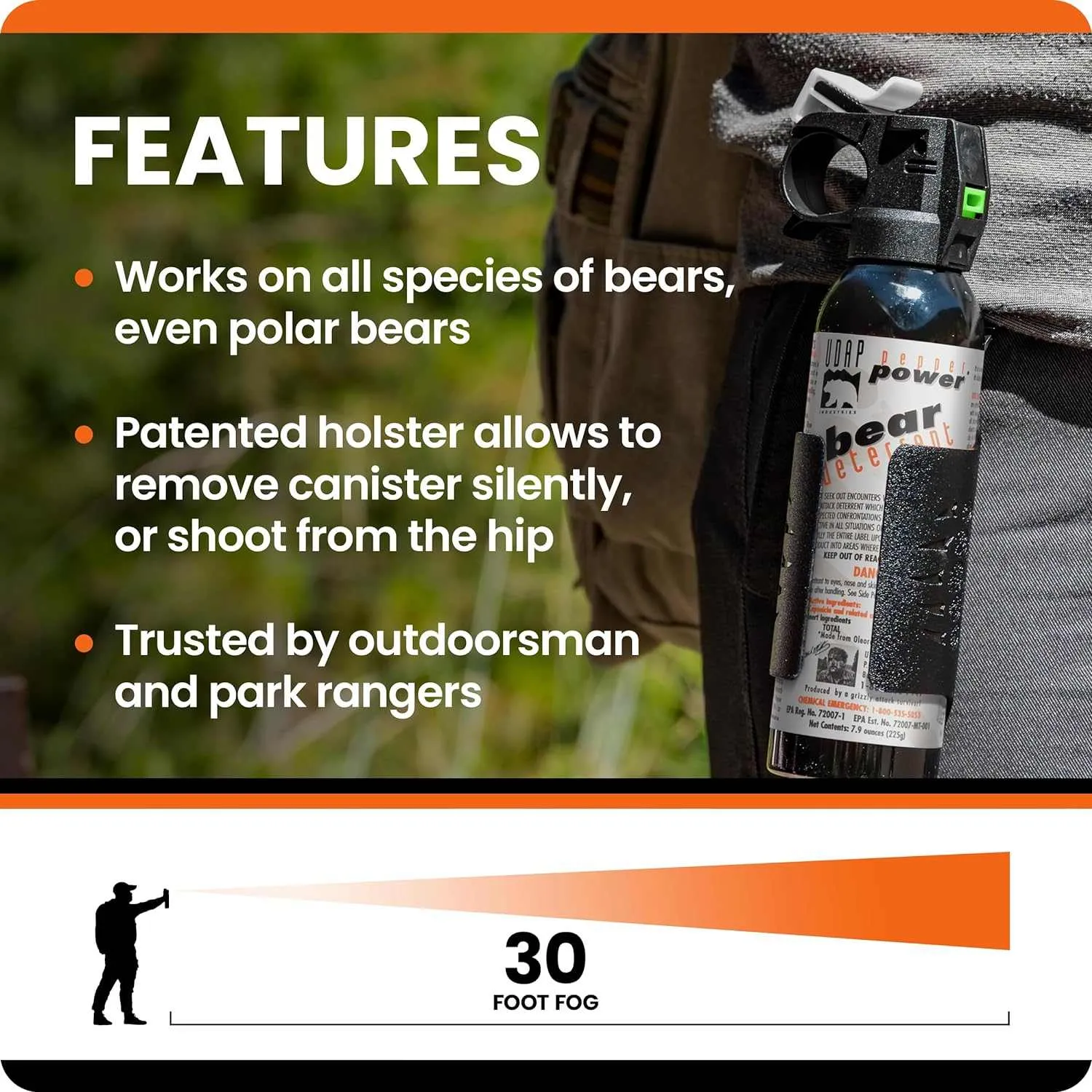UDAP BEAR SPRAY