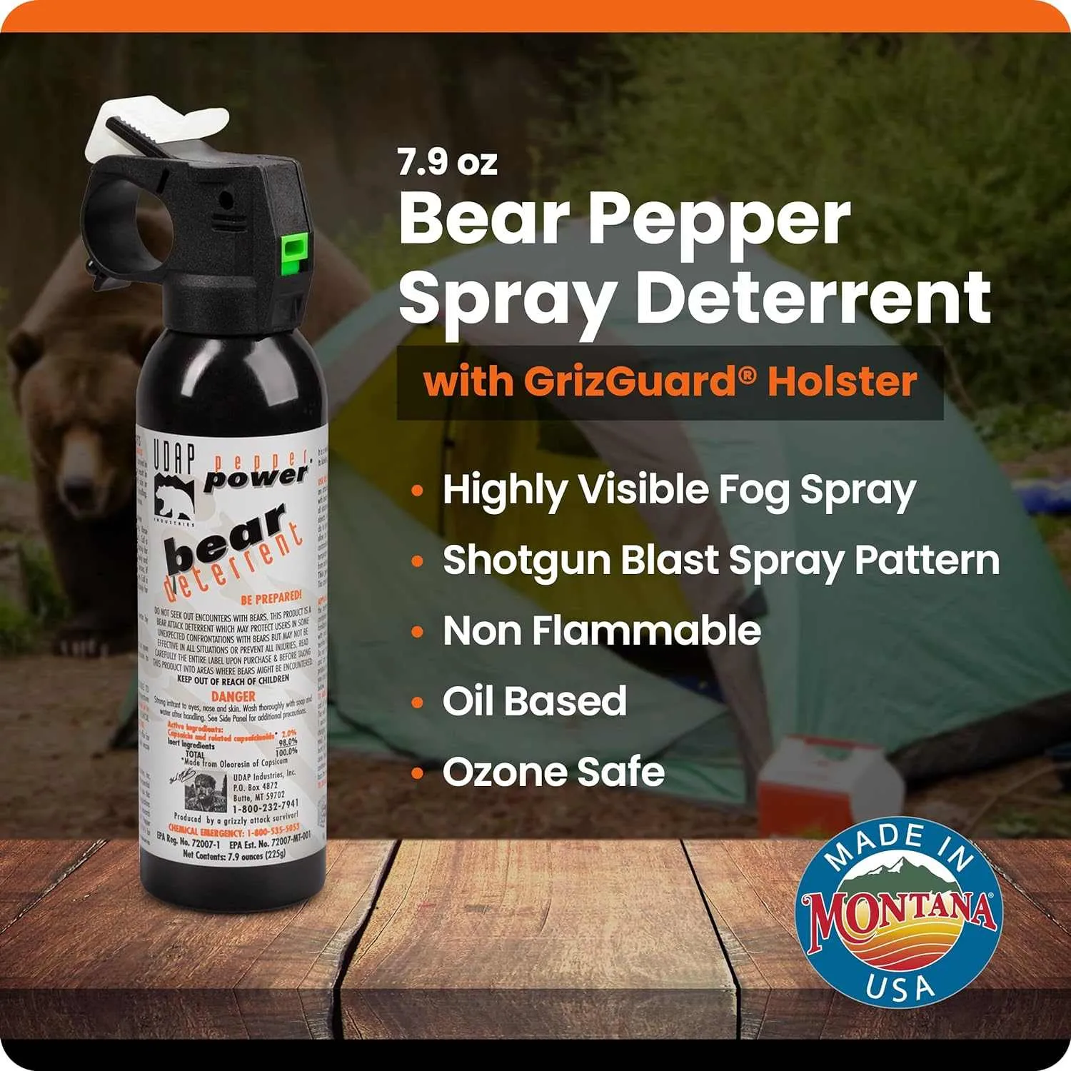 UDAP BEAR SPRAY