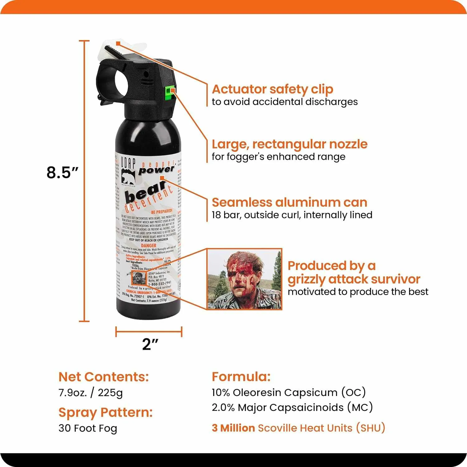 UDAP BEAR SPRAY