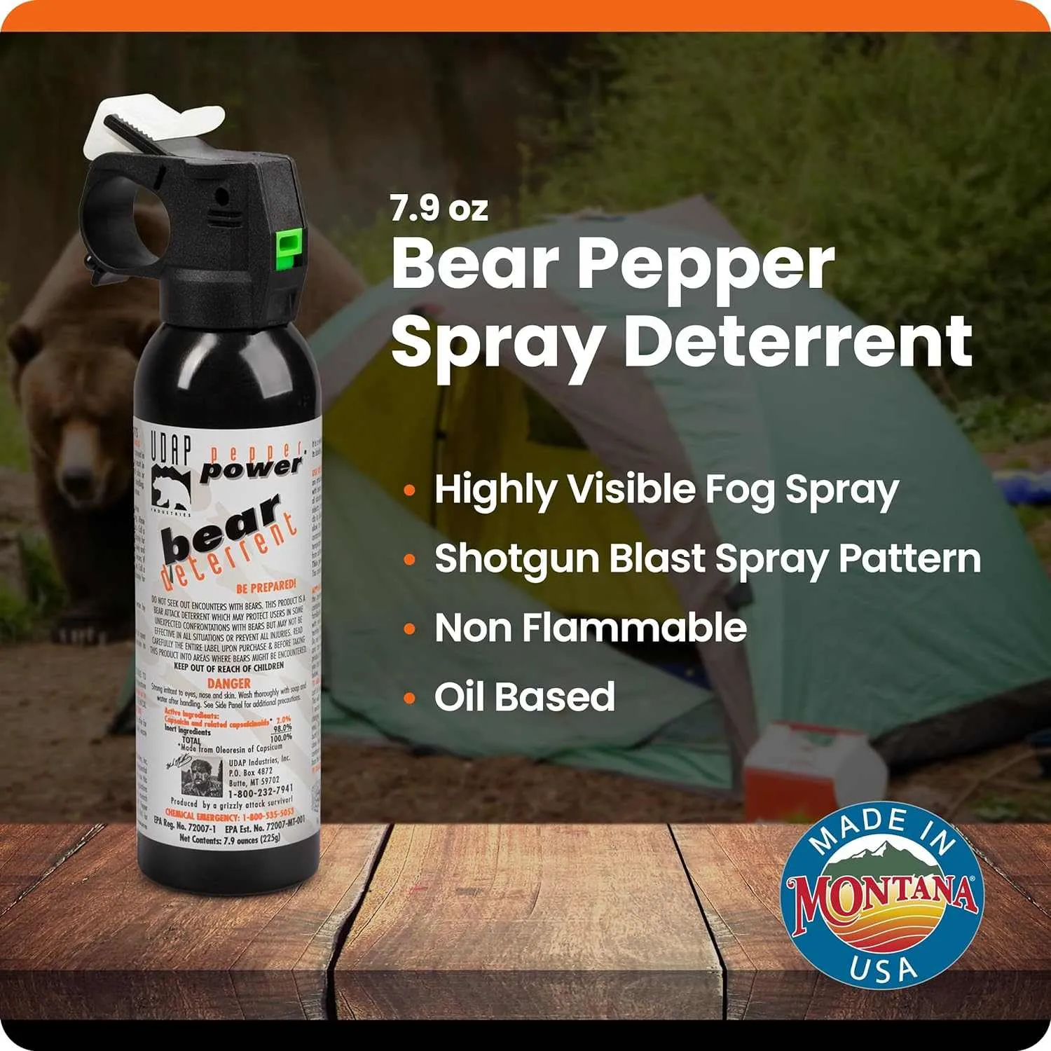 UDAP BEAR SPRAY