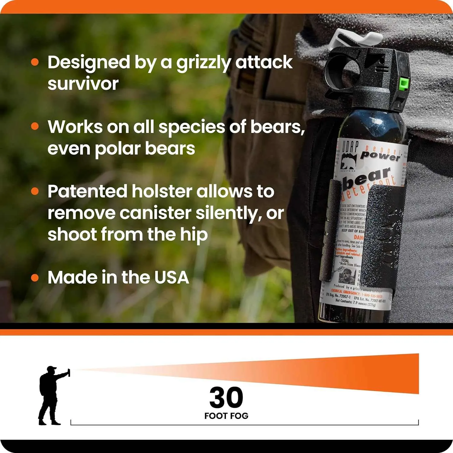 UDAP BEAR SPRAY