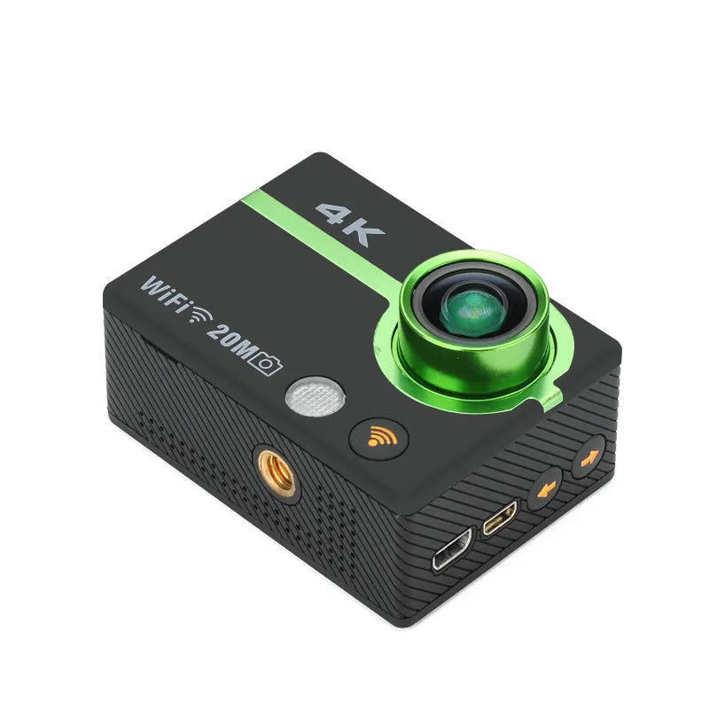 Ultra HD 4K Action Camera "Clarion" - 20MP, 170 Degree Lens, DVR Loop Recording, Wrist Remote Control, Wi-Fi, iOS   Android App