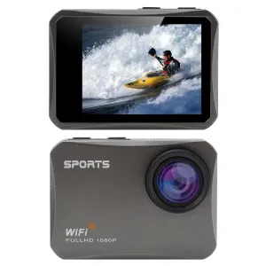 Ultra HD Sport Action Camera - 4K At 25FPS, 130 Degree View, 16MP, 2 Inch Screen, Wi-Fi, Free iOS   Android Apps, Waterproof 60M