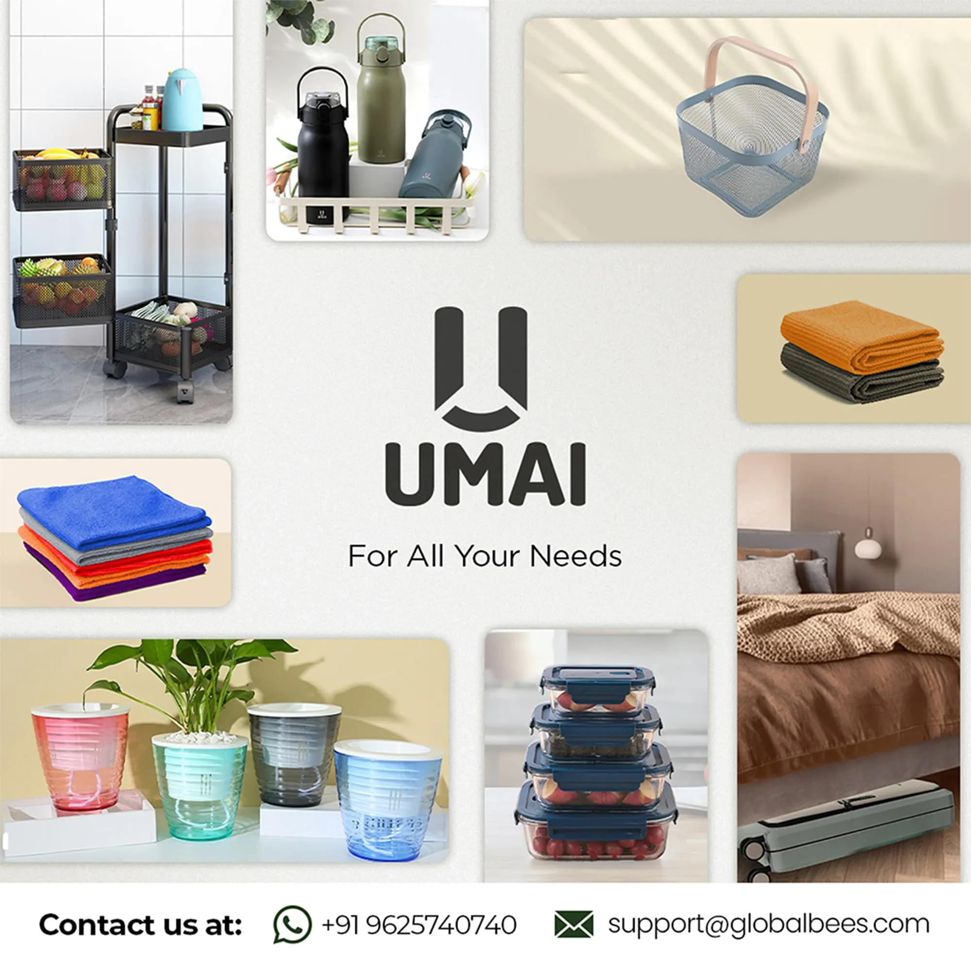 UMAI Alarm Clock (13cm) |Alarm Clock For Students |Loud Alarm Clock For Heavy Sleepers |Mini Alarm Clock For Kids |Alarm Clock For Bedroom |Table Watch| Cycle Shaped Table Clock For Study Table - Blue