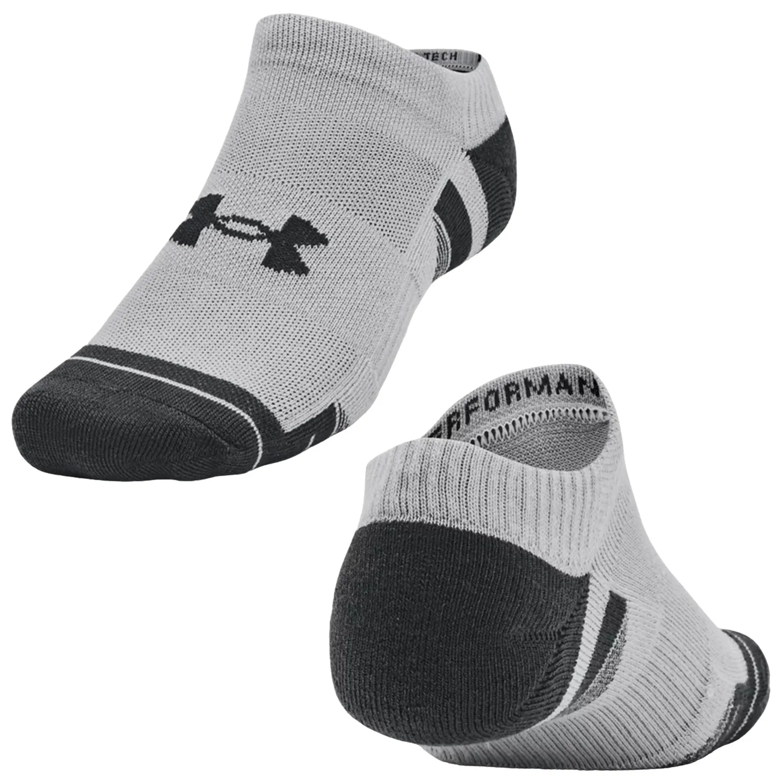 Under Armour Performance Tech No-Show Socks (3 Pairs)