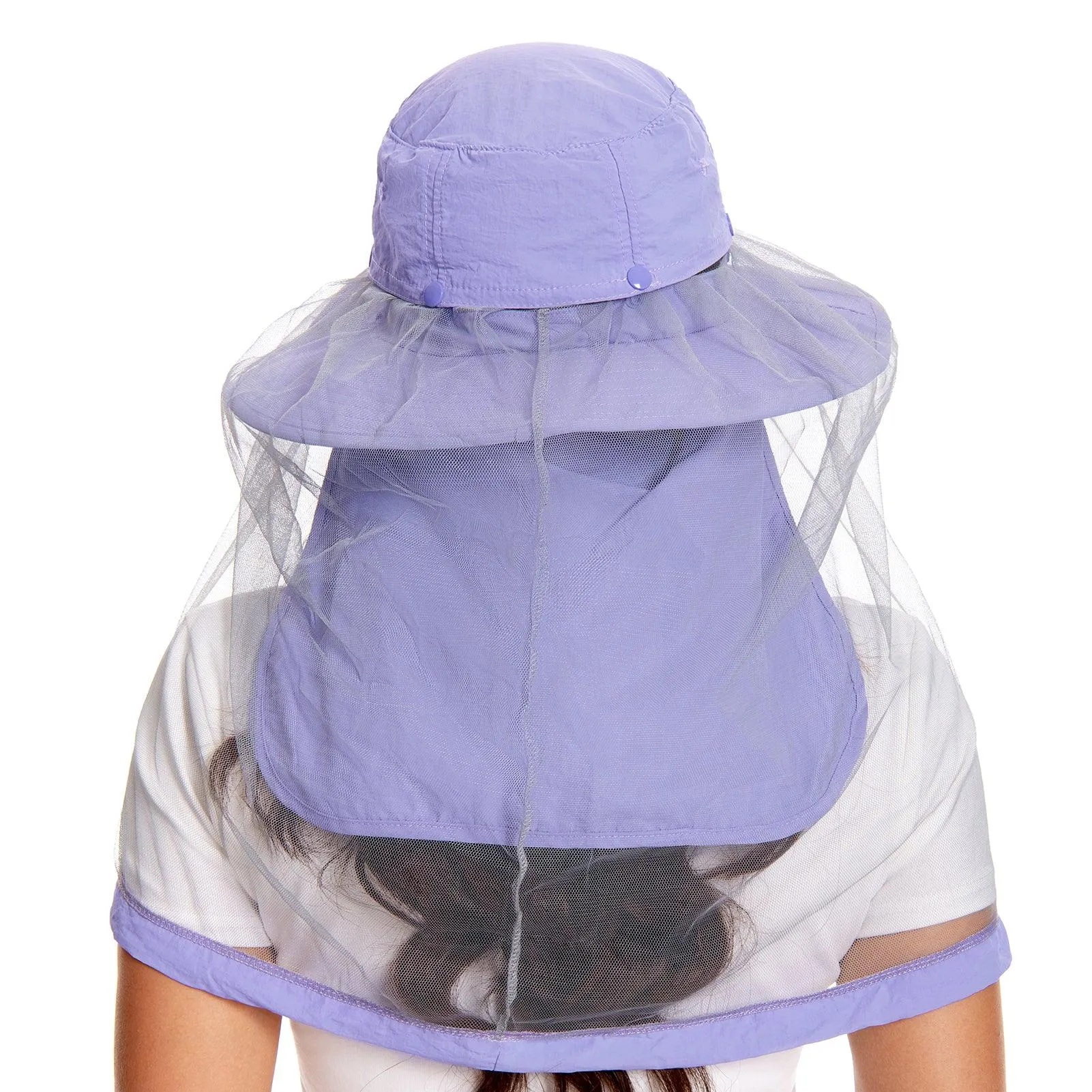 UPF 50  Mosquito Sun Hat with Neck Flap