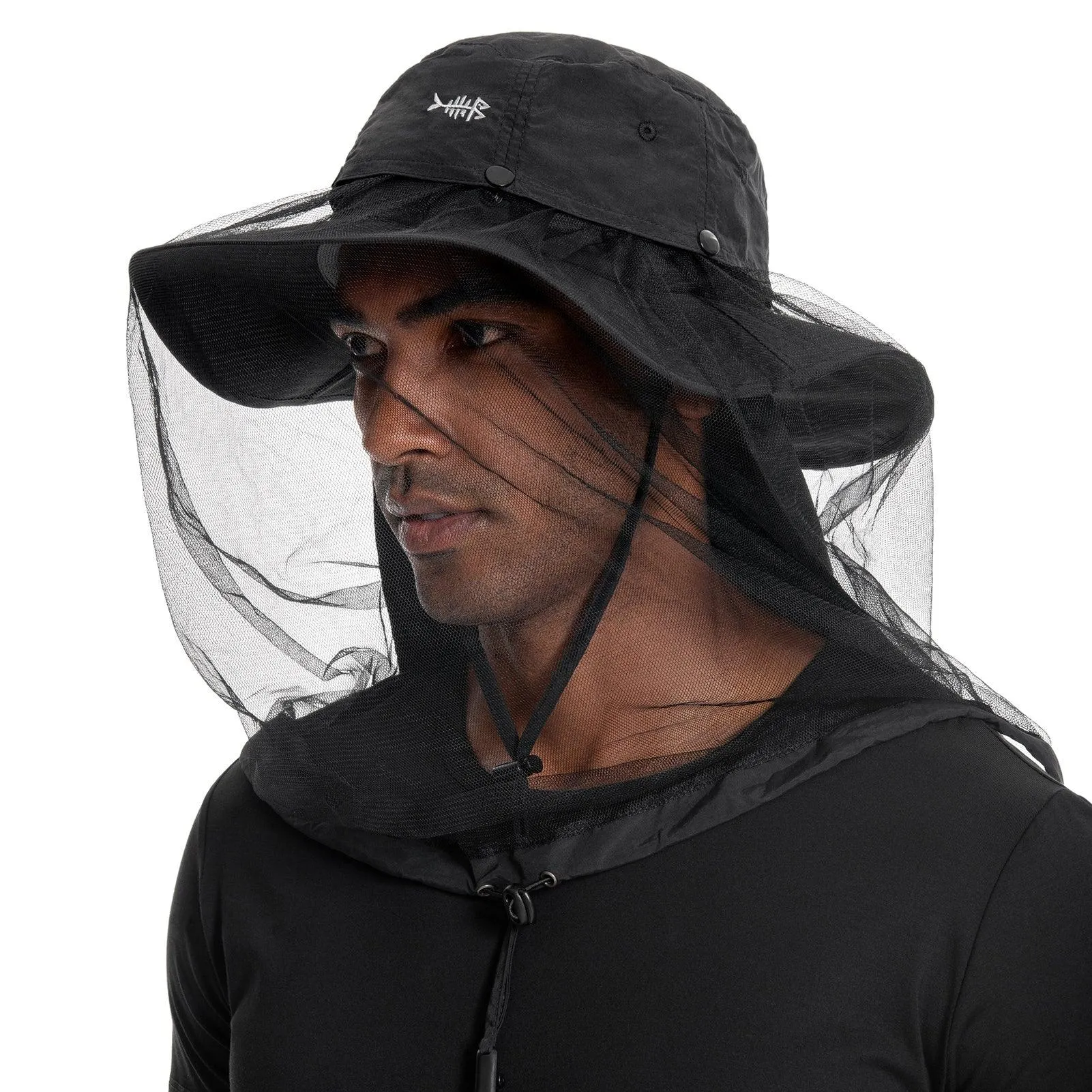 UPF 50  Mosquito Sun Hat with Neck Flap