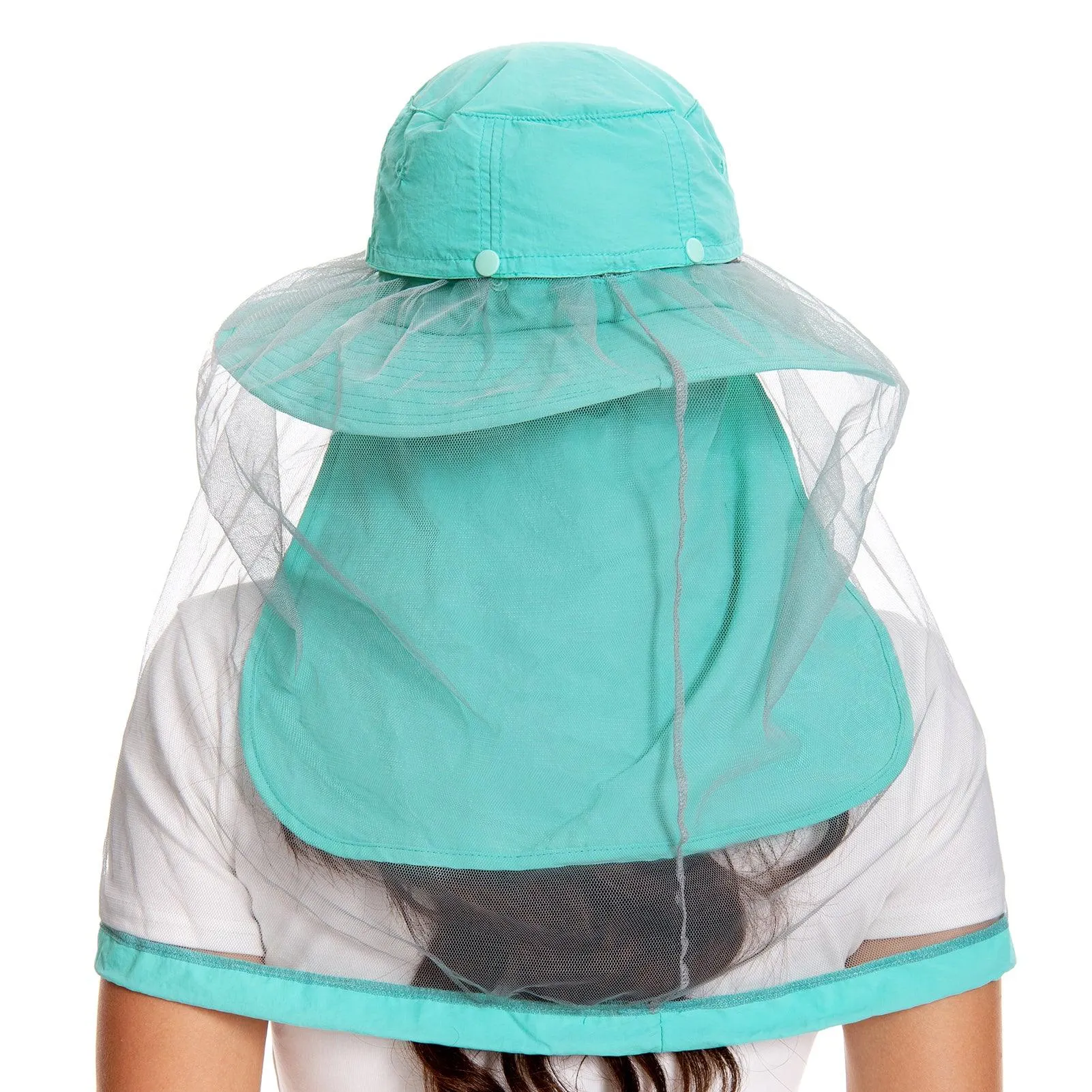 UPF 50  Mosquito Sun Hat with Neck Flap