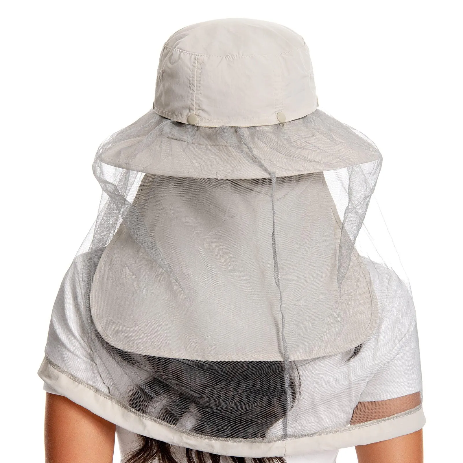 UPF 50  Mosquito Sun Hat with Neck Flap