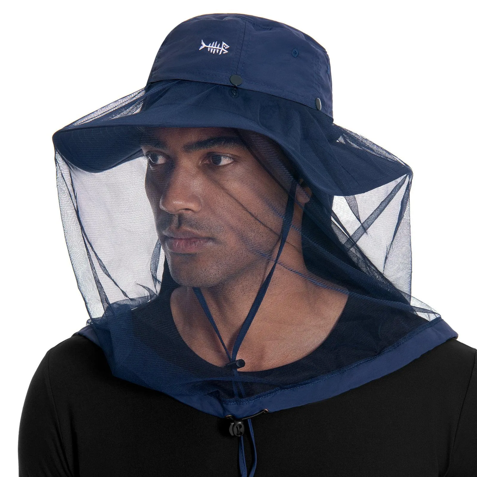 UPF 50  Mosquito Sun Hat with Neck Flap