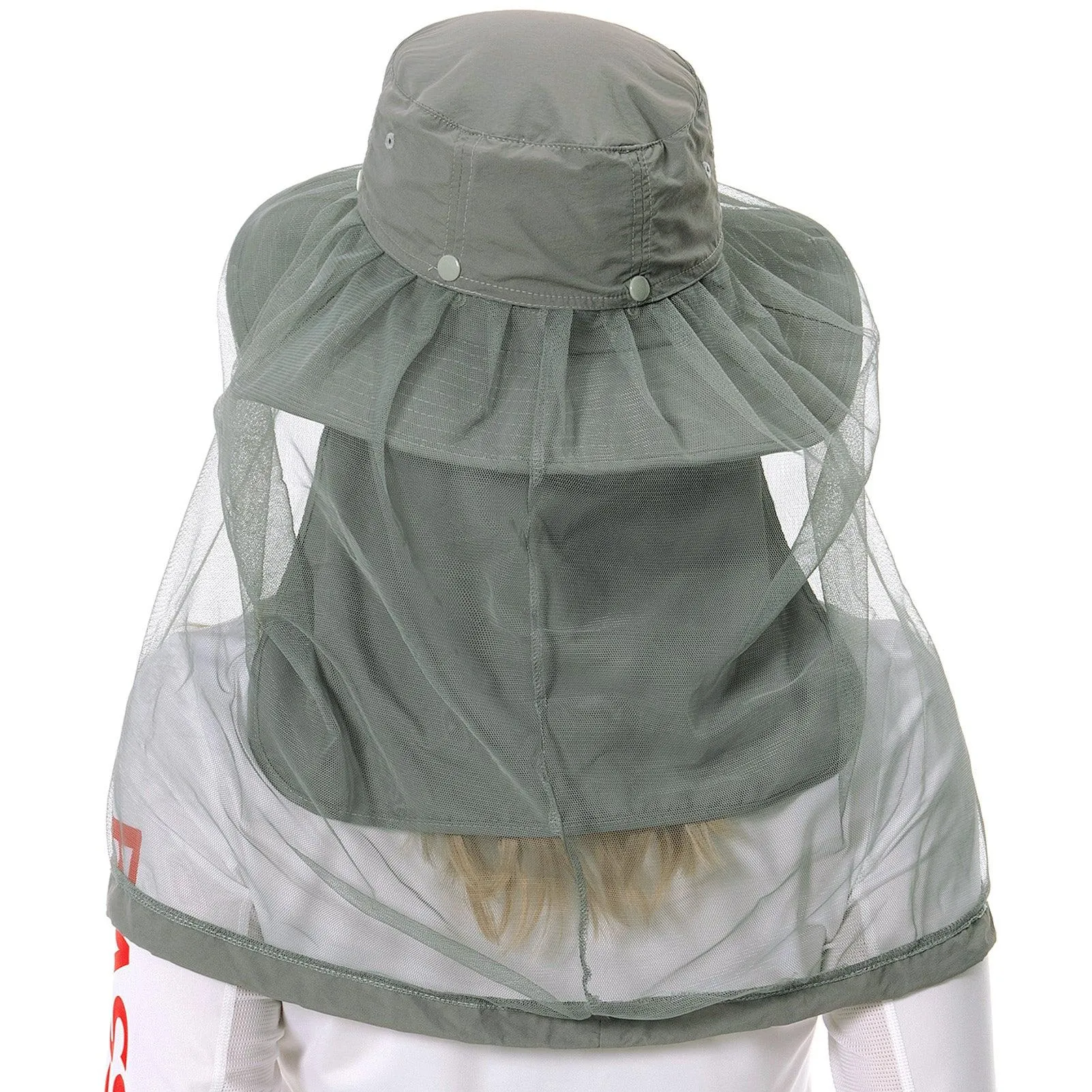 UPF 50  Mosquito Sun Hat with Neck Flap