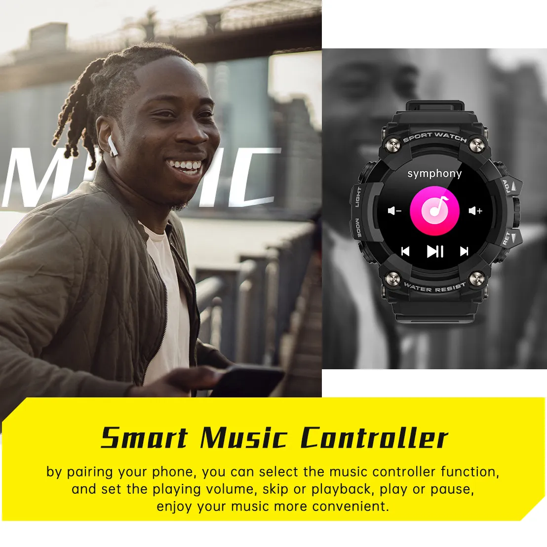 Upgrade Your Outdoor Adventures with this Super Cool IP68 Waterproof Smartwatch with Multiple Sports Modes