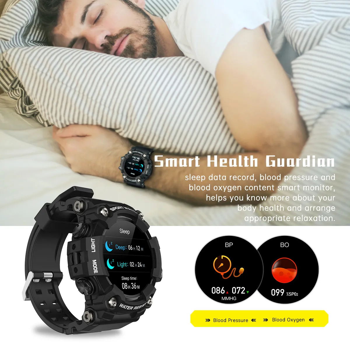 Upgrade Your Outdoor Adventures with this Super Cool IP68 Waterproof Smartwatch with Multiple Sports Modes