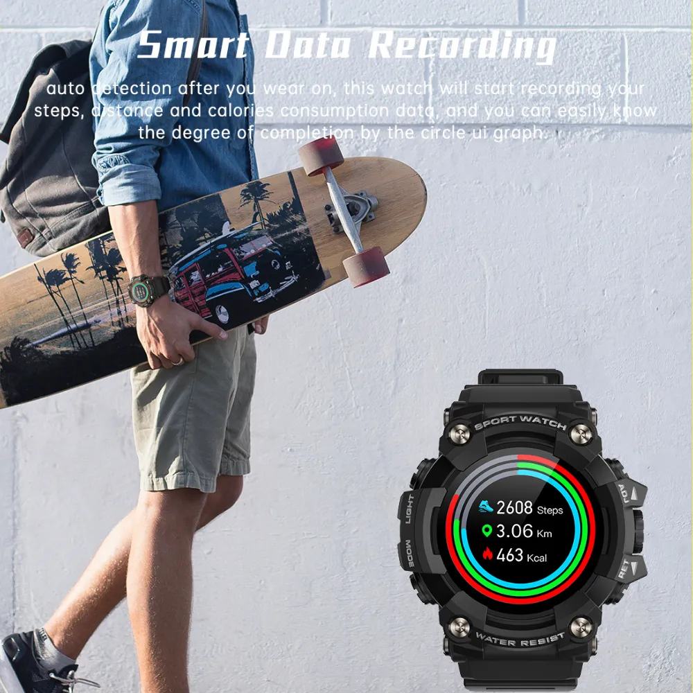 Upgrade Your Outdoor Adventures with this Super Cool IP68 Waterproof Smartwatch with Multiple Sports Modes
