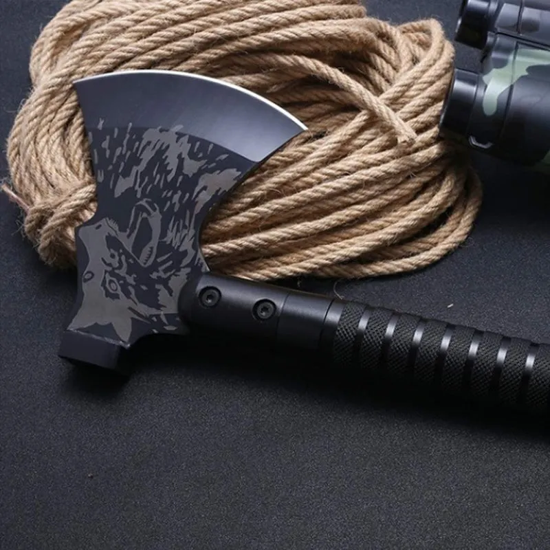 Upgraded High Quality Foldable Camping Axe Multi-Tool Kit Survival Emergency Gear Portable Camp Axe Outdoor Axe Wild Survival Tool Dropshipping