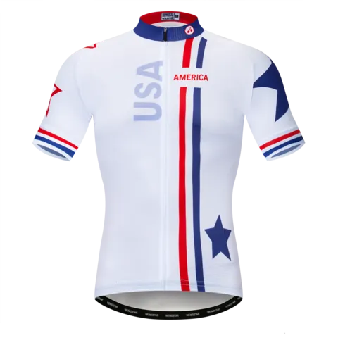 USA Style Short Sleeve Cycling Jersey