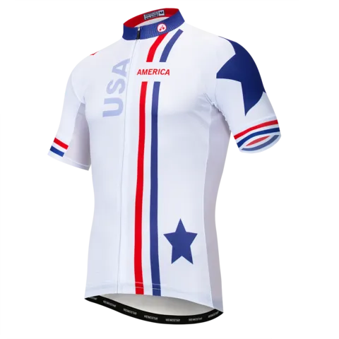 USA Style Short Sleeve Cycling Jersey