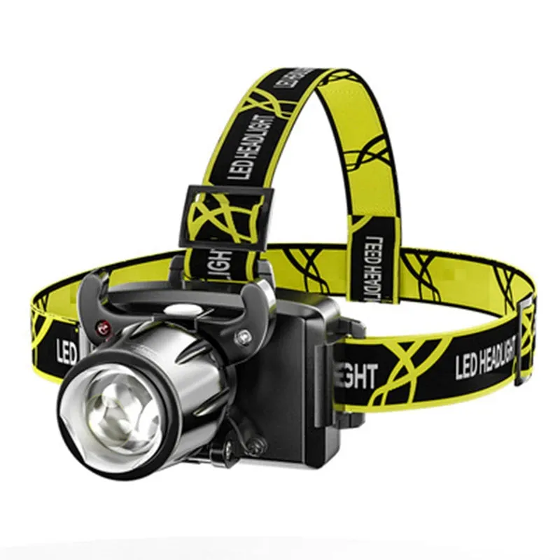 USB Rechargeable T6 Powerful Waterproof Headlight  LED Headlamp Fishing Hunting Camping Head Lamp Flashlight By 18650 Battery