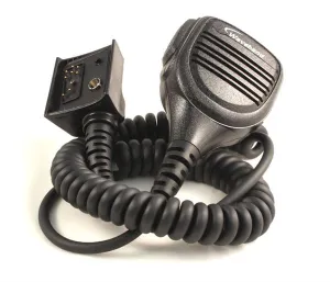V2-10156 Lapel Speaker Mic with 3.5mm accessory jack and emergency button for Harris M/A-Com P5100 Radio