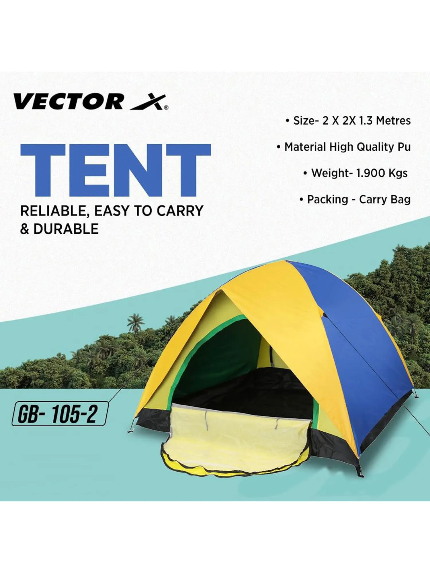 Vector X Camping-Tracking Assembly Tent