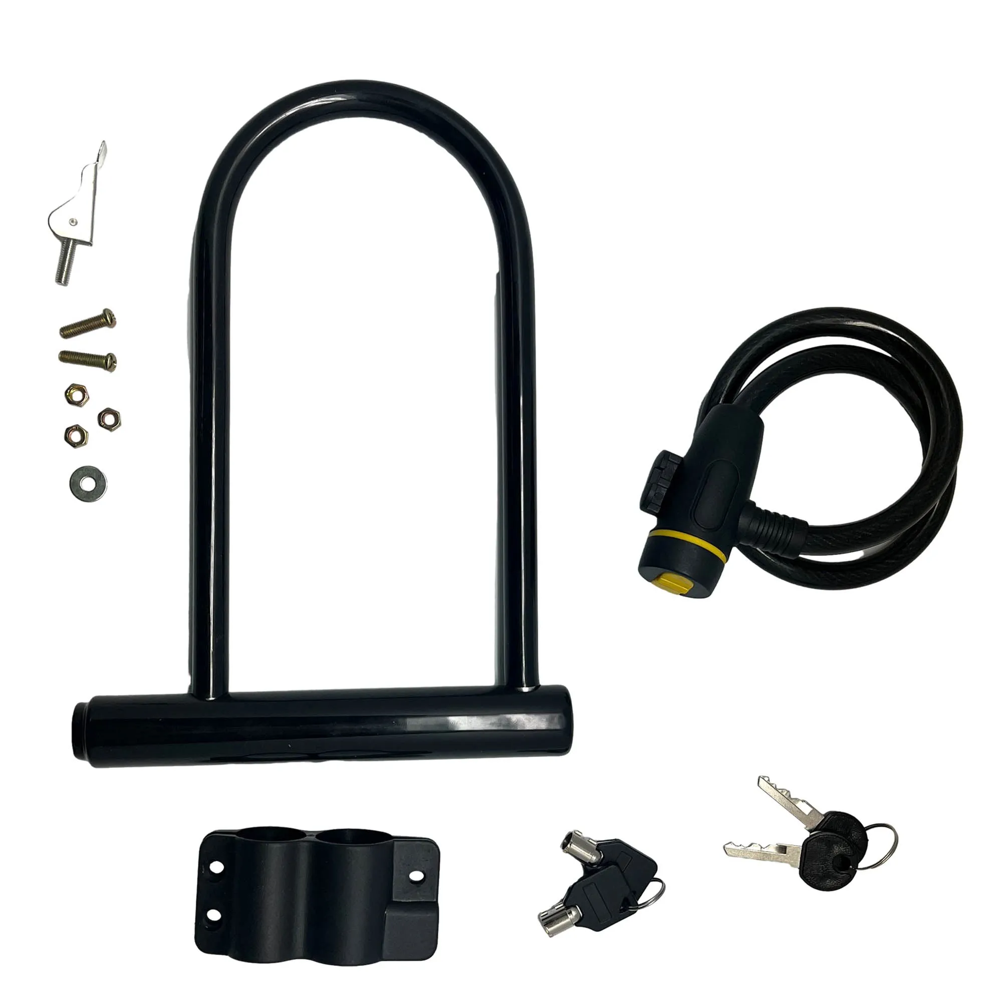 Viavito D Lock and Cable Coil Lock Set