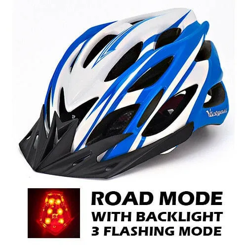 VICTGOAL Bicycle Helmet Men's Ultralight Taillight LED MTB Road Bike Helmet Cycling Motorcycle Electric Scooter Safty Helmets