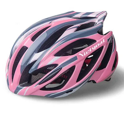 VICTGOAL Bicycle Helmets Visor Men Women Ultralight Cycling Bike Helmet Back Light Mountain Bike Integrally Molded Helmet H1001