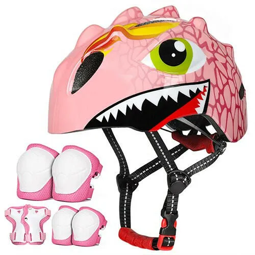 VICTGOAL Kids Cycling Helmet Pads Elbow Pads Wrist Guards Child Bicycle Protector for Balance Bike Skating Scooter Sports Safety